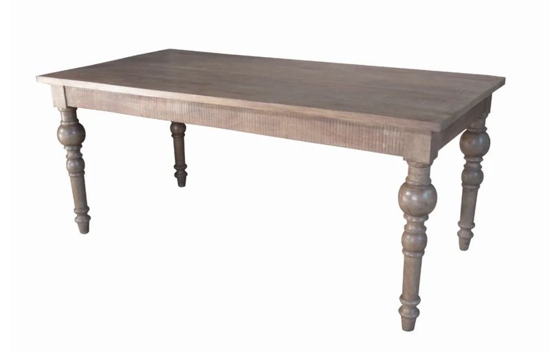 Dining Table Caramel Wash