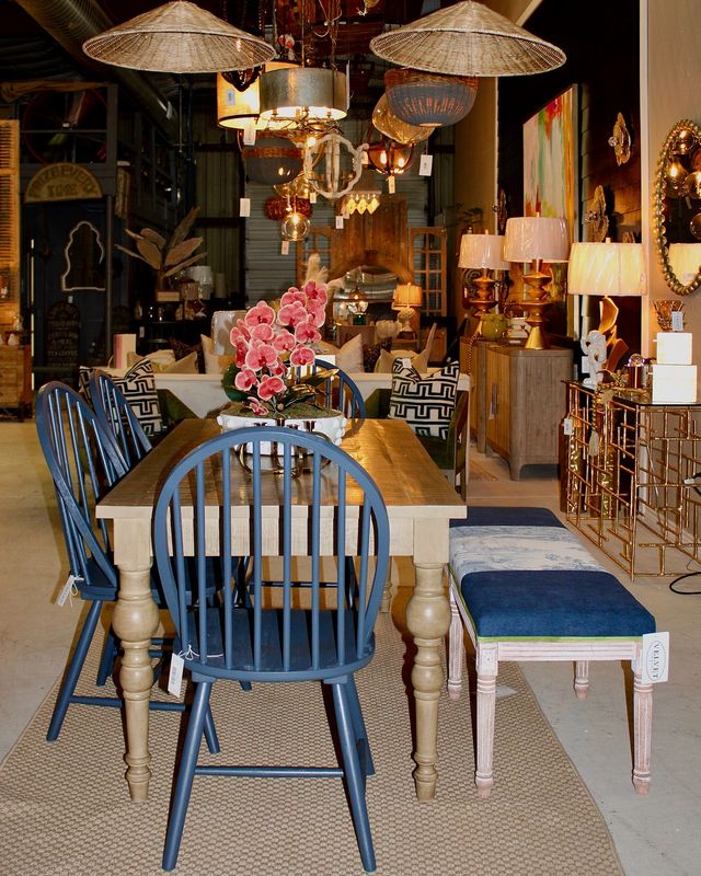 Dining Table Caramel Wash