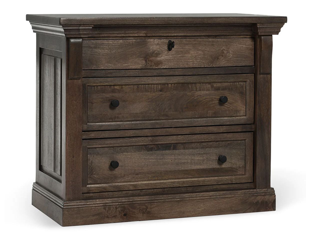 Adelaide Wood 3Drw Nightstand Cocoa Brown