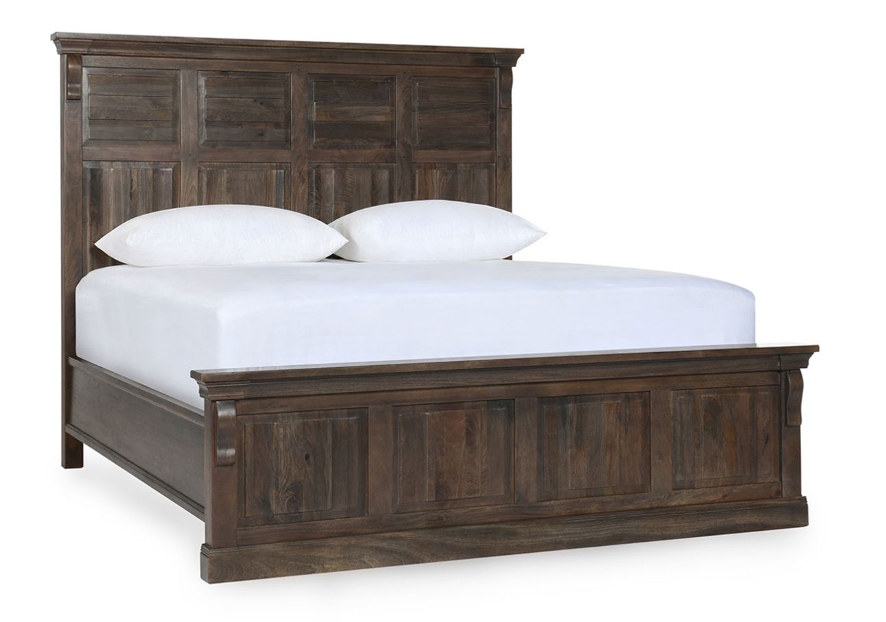 Adelaide Wood King Bed Cocoa Brown