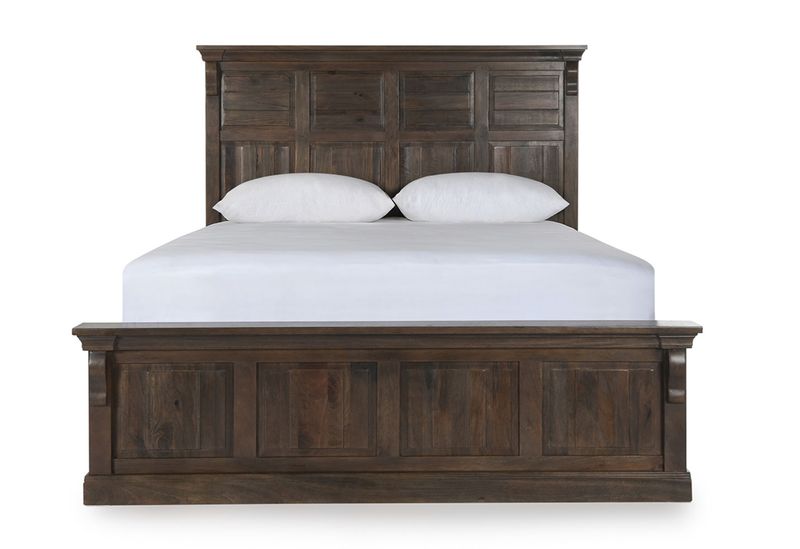Adelaide Wood King Bed Cocoa Brown