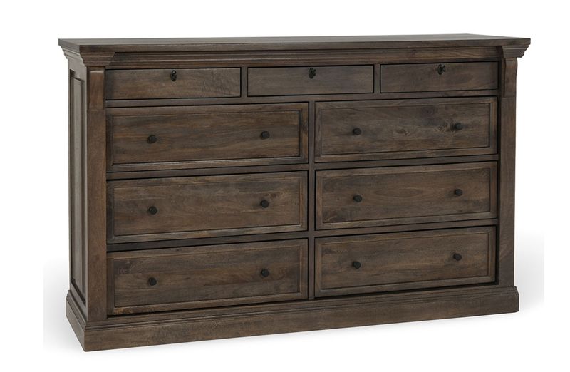 Adelaide Wood 9Dwr Dresser Cocoa Brown