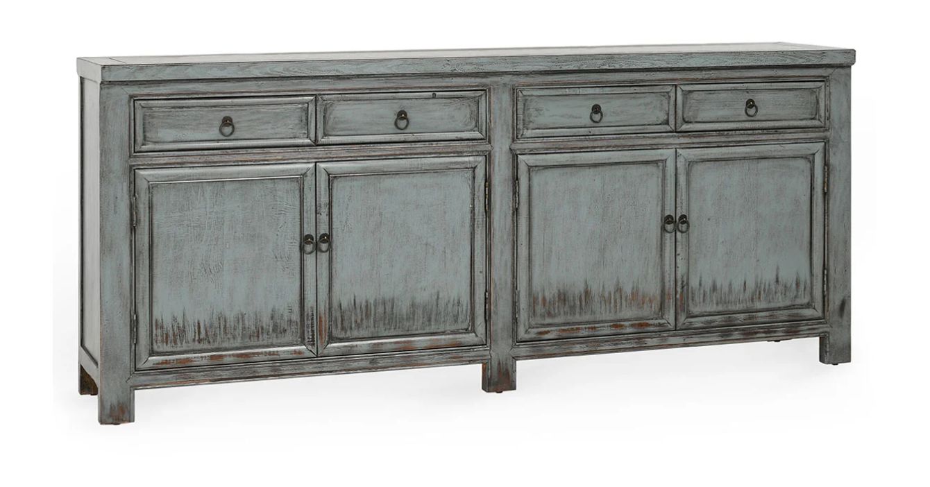 Libbit Reclaimed Pine 4Dwr 4Dr Cabinet