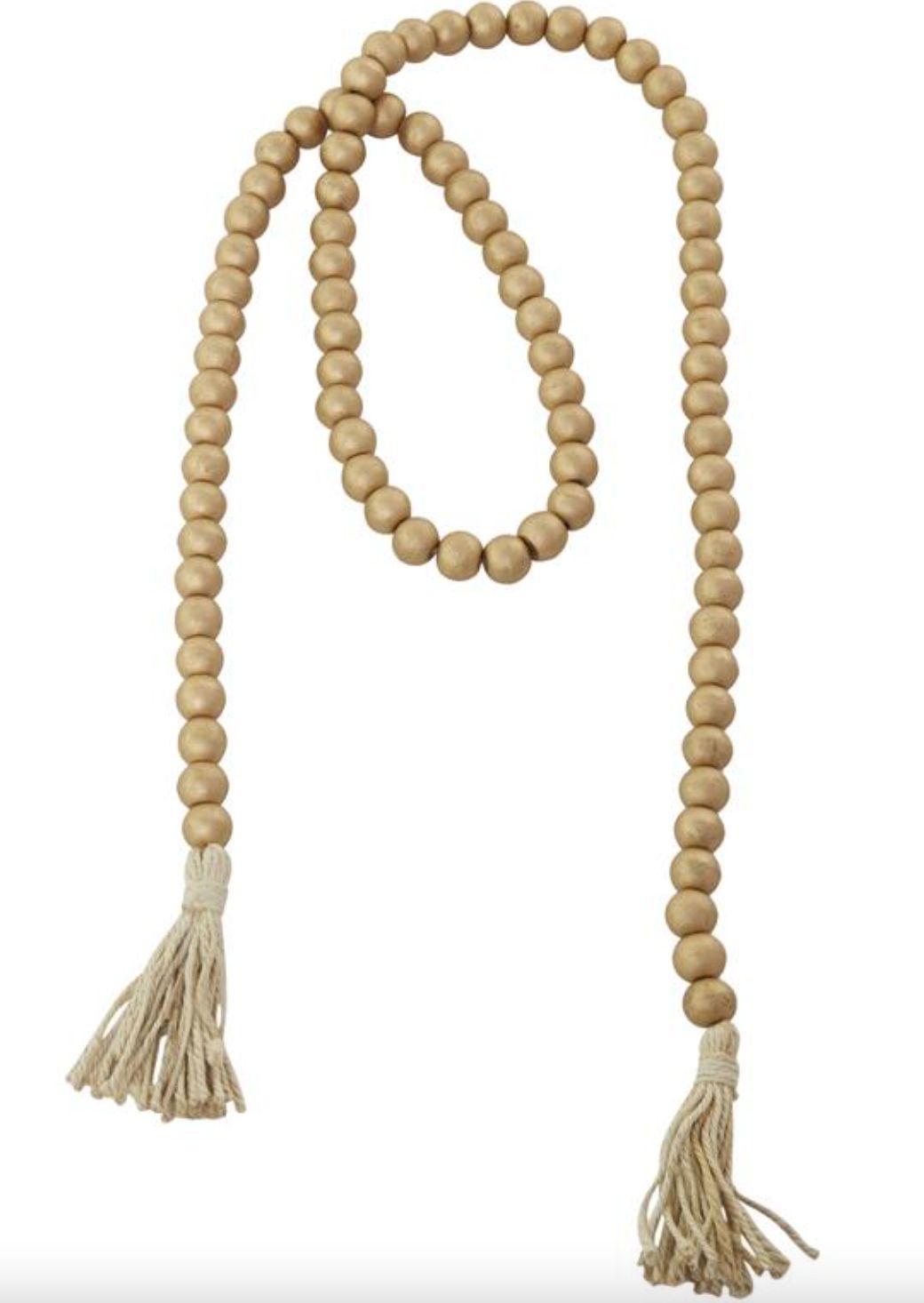 Wood Bead Garland 80”