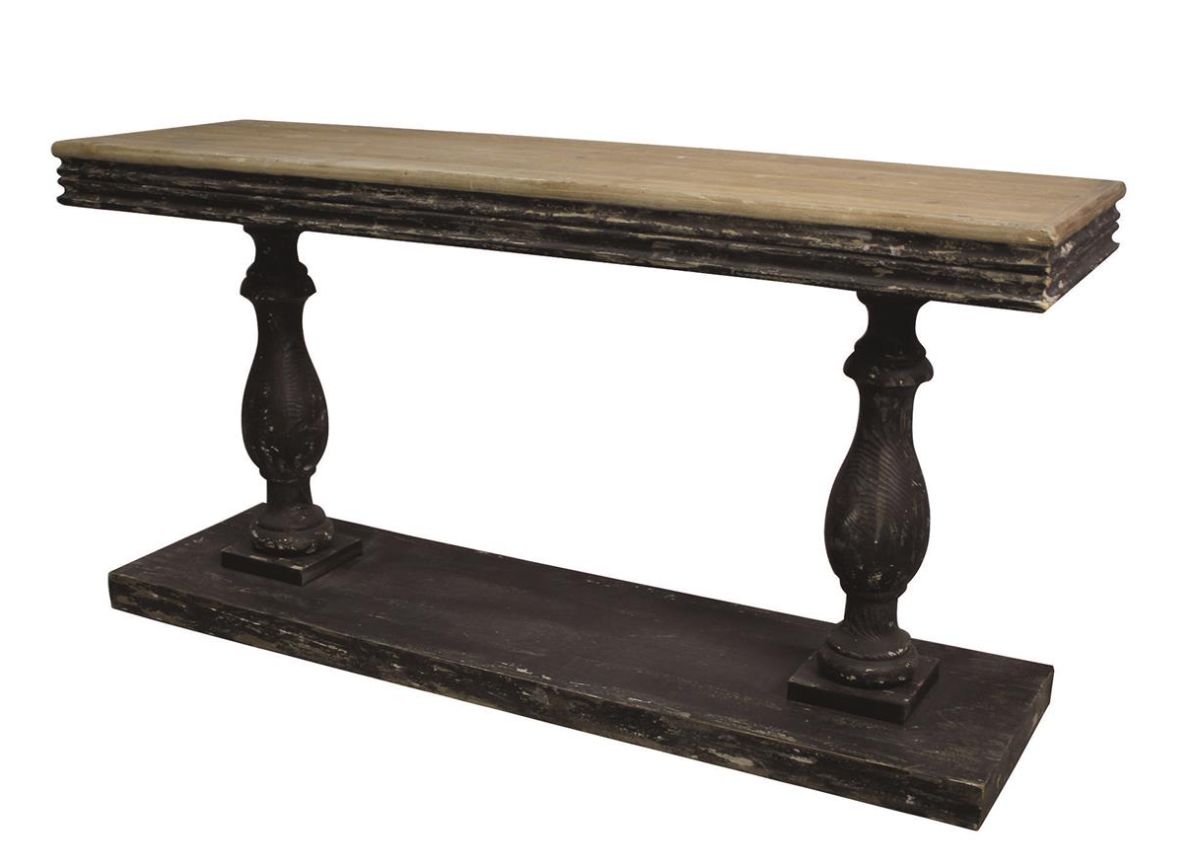 Wood Console Table