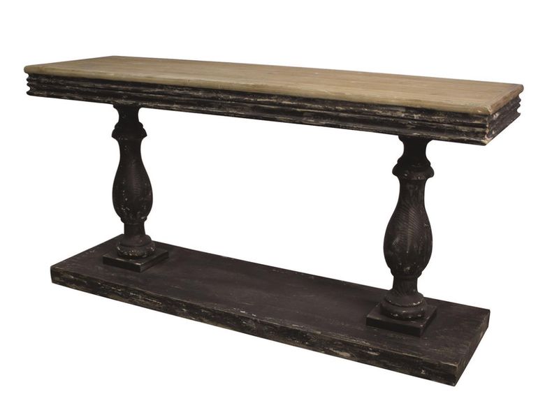 Wood Console Table