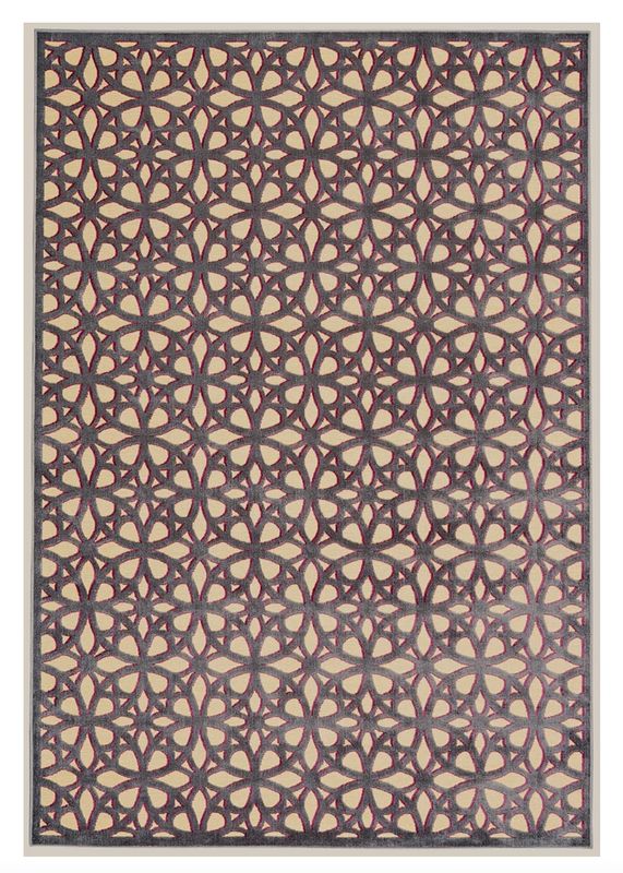 Saphir Cream/Dark Gray 7&#39;6x10&#39;6