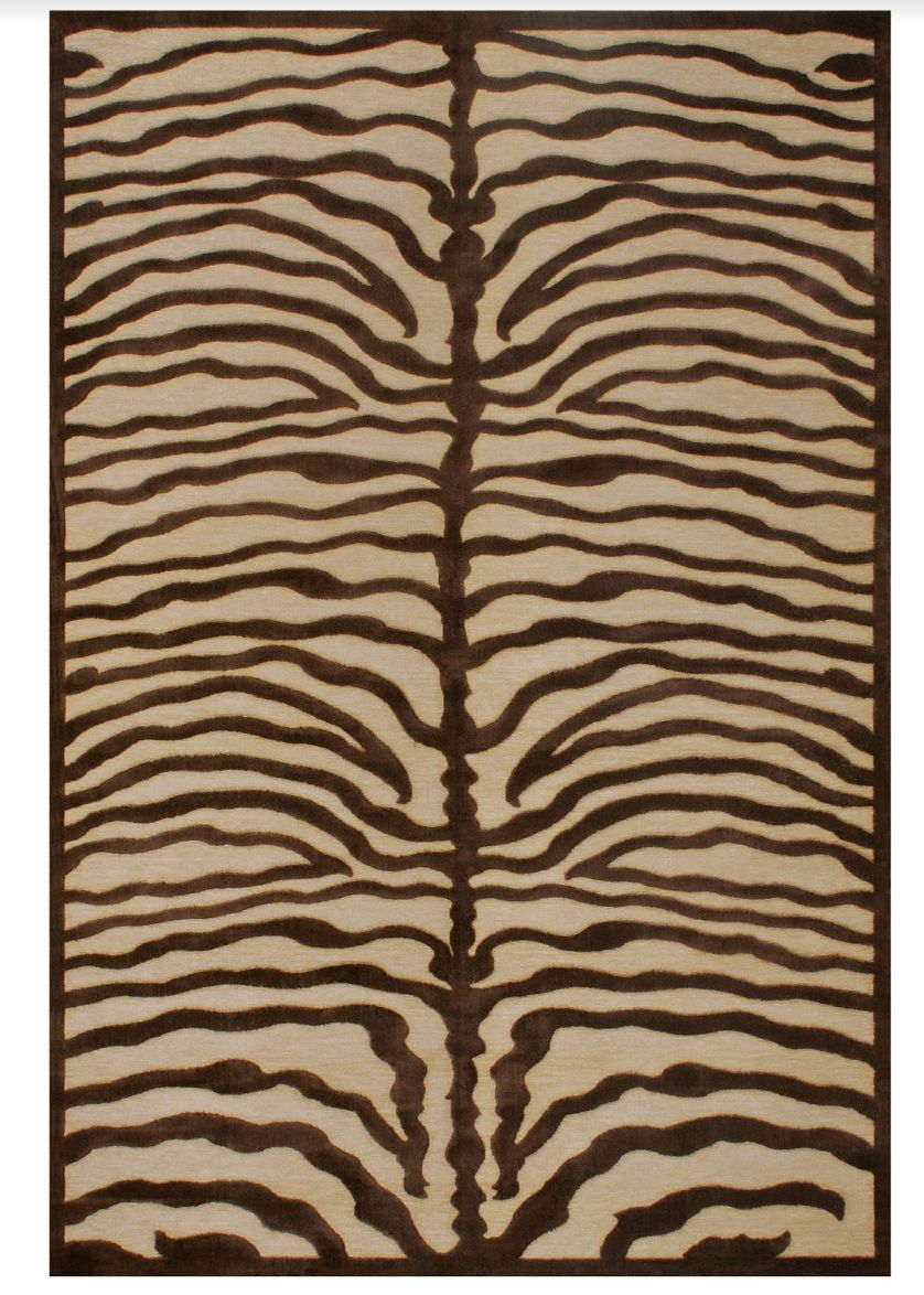 Saphir Ivory Chocolate 5&#39;3&quot; x 7&#39;6&quot;