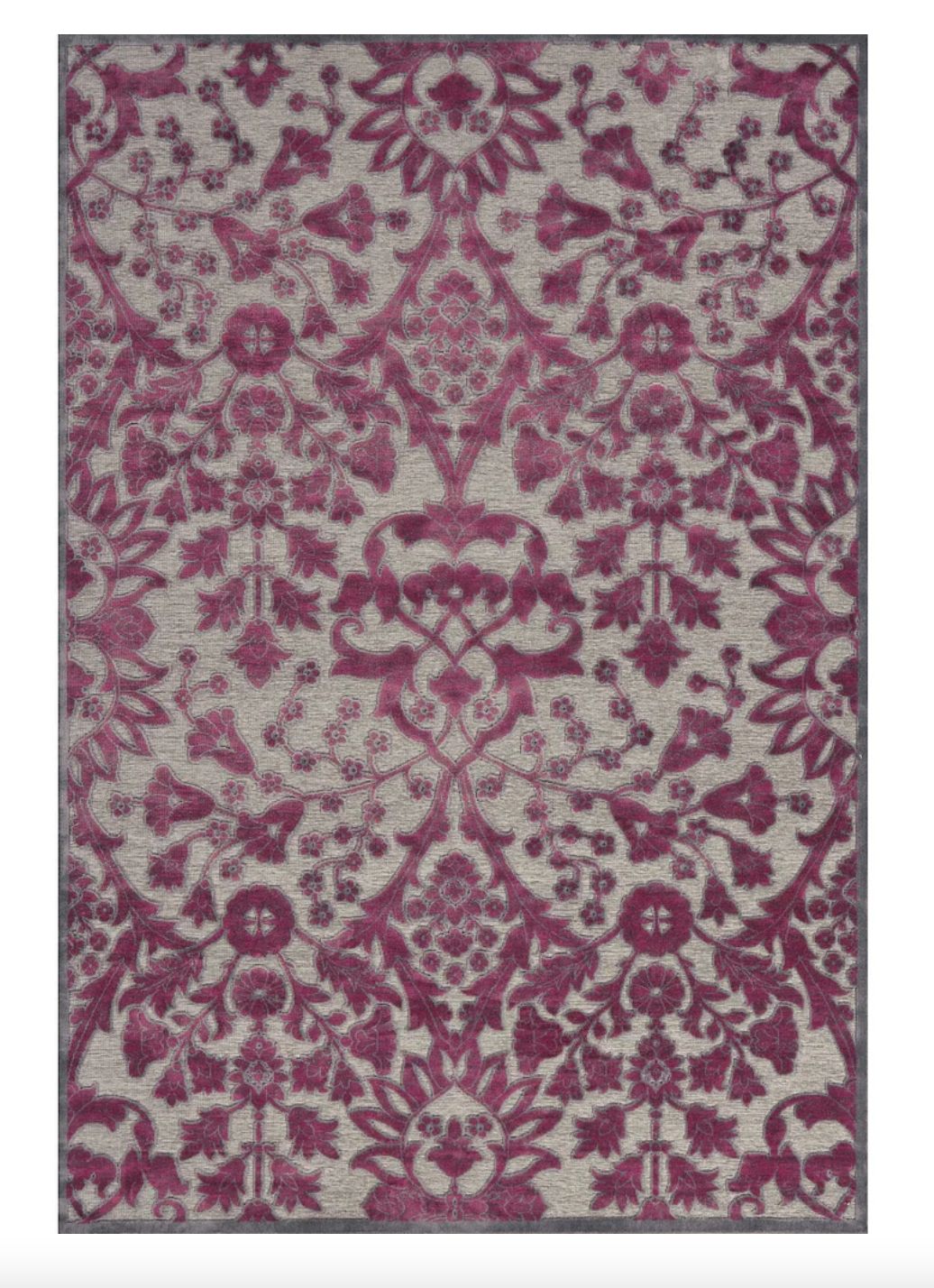 Saphir Pewter/Raspberry 7&#39;6x10&#39;6