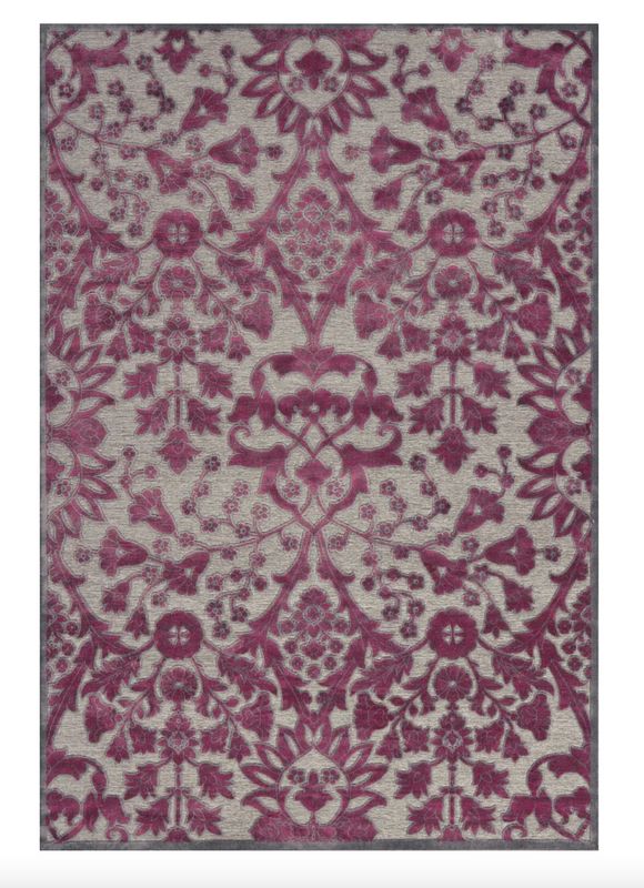 Saphir Pewter/Raspberry 7&#39;6x10&#39;6