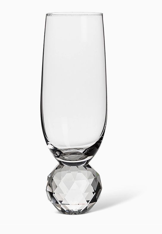 Diamond Ball 8oz Flute 7&quot;