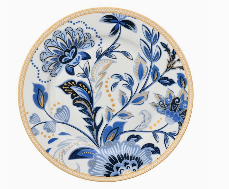 Melodie De Fleurs New Bone China Dessert Plate Set of 4