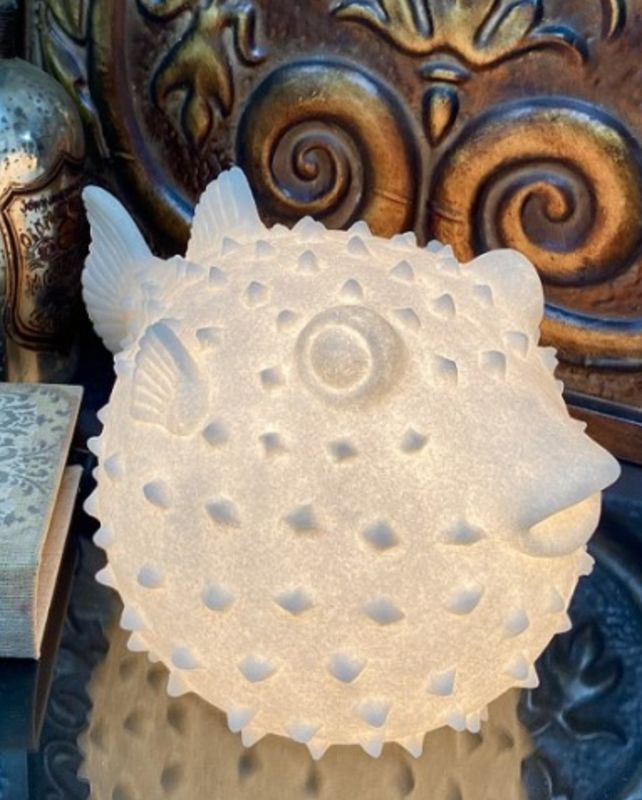 Puffer Fish Lamp