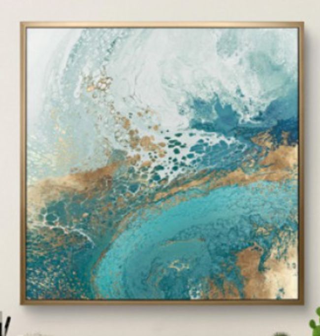Blue Lagoon Art 35.5&quot;