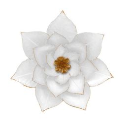 White &amp; Gold Wallflower 19&quot;