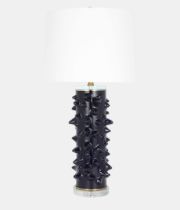 Spikey Navy Table Lamp