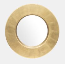 32x32 Gold Disc Mirror