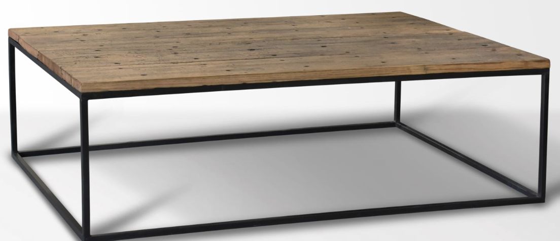 RECLAIMED OAK COCKTAIL TABLE 40&quot;X60&quot;