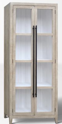 96" Showcase Cabinet Aspen/Kona