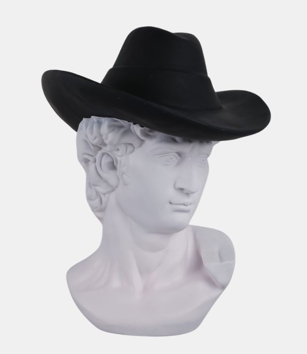 Greek God With Cowboy Hat 12x10&quot;