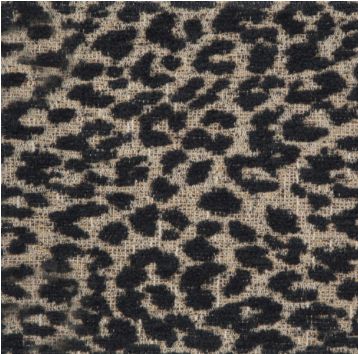 TEDDY OTTOMAN IN BATES ONYX