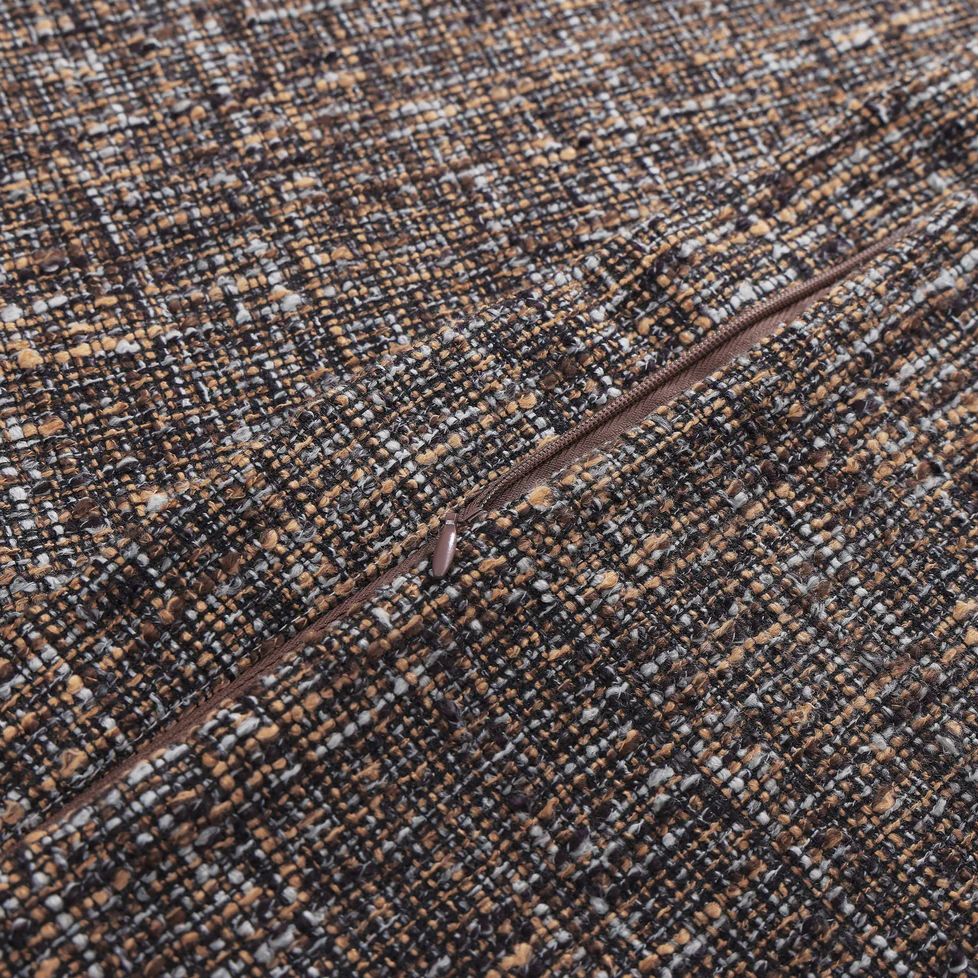 Brown Tweed Comforter Set King