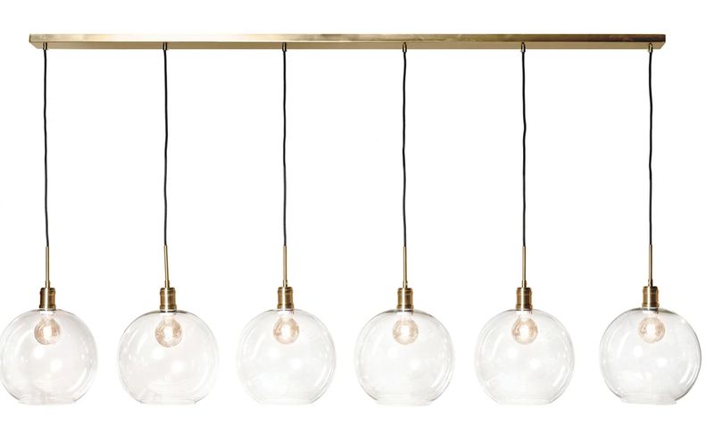 Luca Brass Chandelier  20&quot;-139&quot; Adjustable