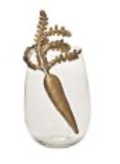 Gilded Carrot Vase 5.75&quot;x 11