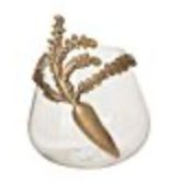 Gilded Carrot Vase 6.5&quot;x 8&quot;