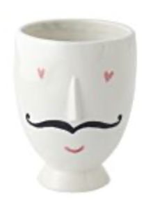 Monsieur Footed Pot 3.5&quot;x 4&quot;