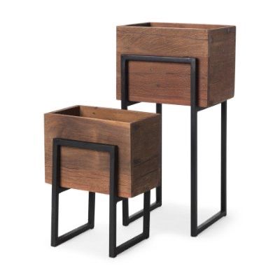 Nadine S/2 Planter Boxes on Stands
