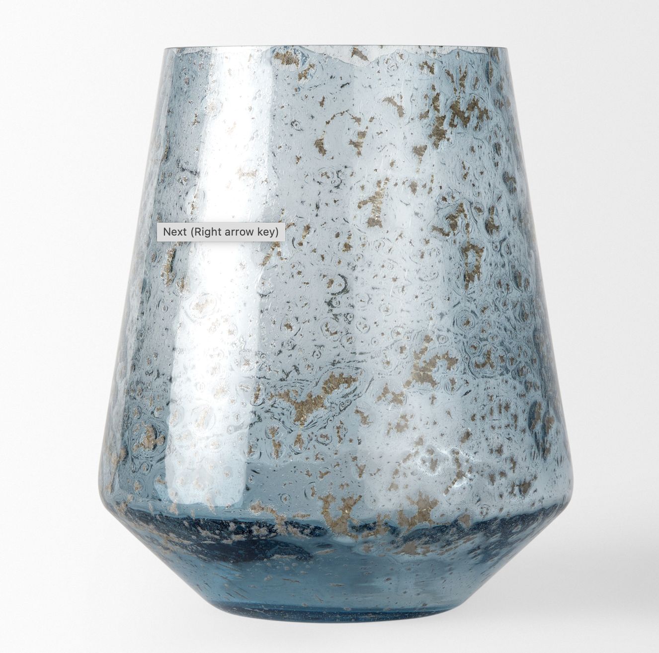Robyn Tall Vase Blue