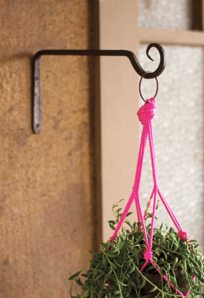 Hand Forged Iron Plant Hook