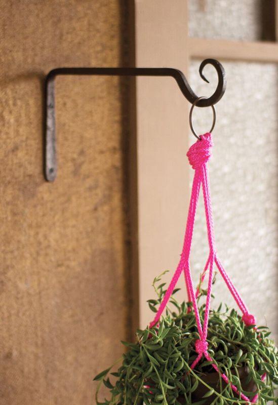 Hand Forged Iron Plant Hook