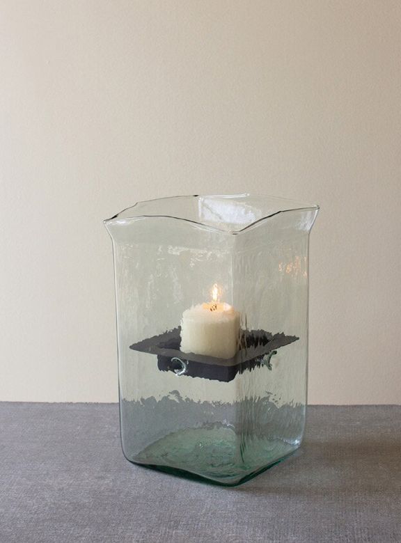 Small Square Candle Hurricane