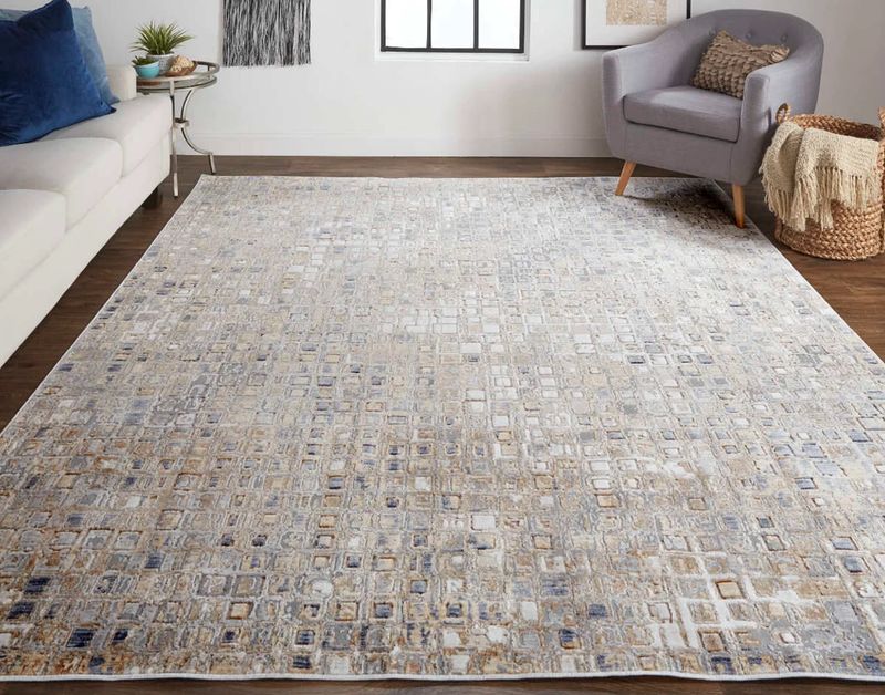 Beige Gray Laina 7'10x9'6