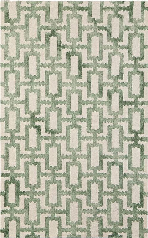 Green Ivory Lorrain 8x11