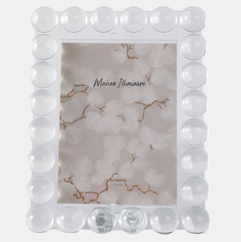 Crystal Bubble Photo Frame 5x7
