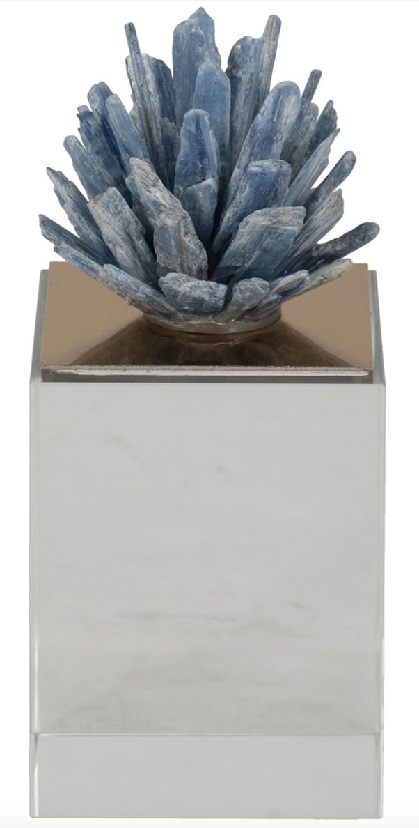 Julia Large Blue Stone Crystal Block