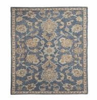 Blue Wool Handmade Area Rug 6&#39; x 9&#39;