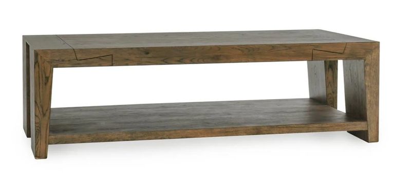 Troy Reclaimed Oak 60&quot; Coffee Table Brown