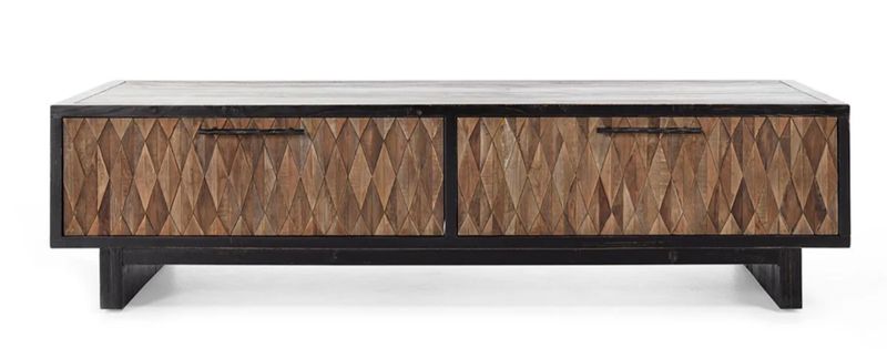 Anton 4Dwr Coffee Table Black/ Natural