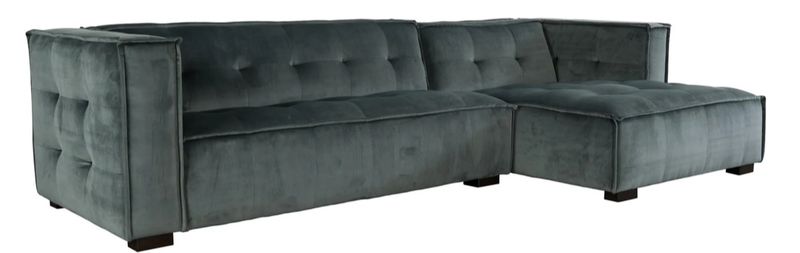 Element 2pc Sectional Chaise Smoke