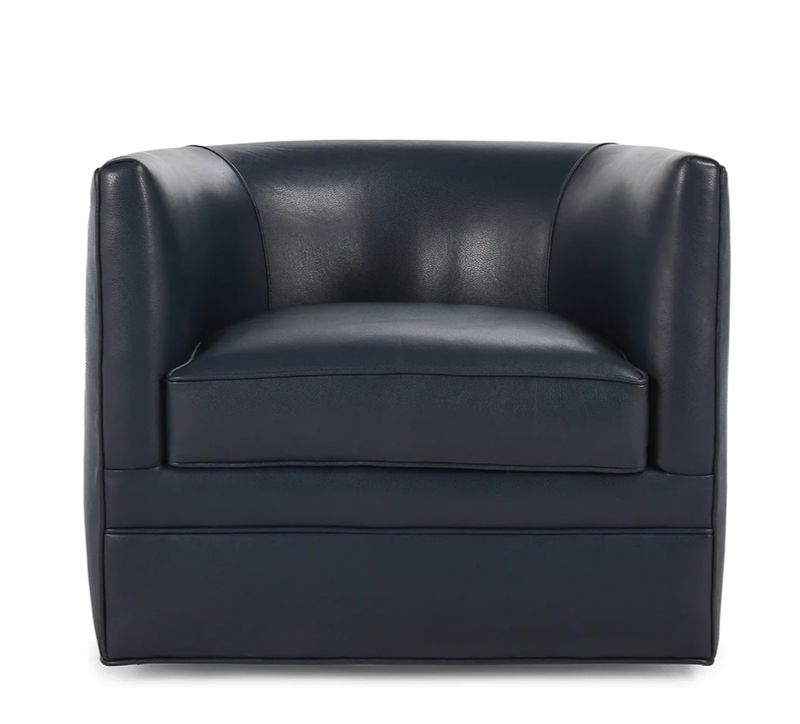 Nightfall Blue Menard Accent Chair