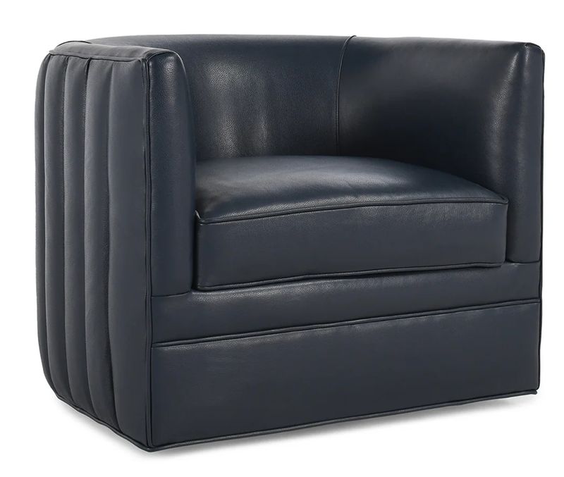 Nightfall Blue Menard Accent Chair