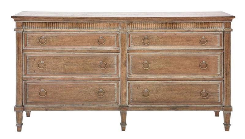 Camelot Beachwood 6 Drawer Dresser 72x40x20