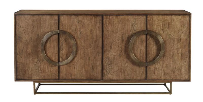 Rustic Pecan Maitland 4 Dr Console  72x36