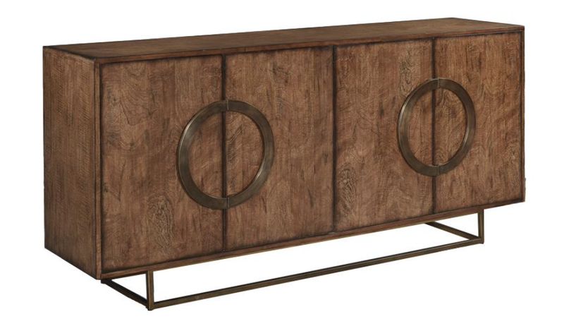 Rustic Pecan Maitland 4 Dr Console 72x36