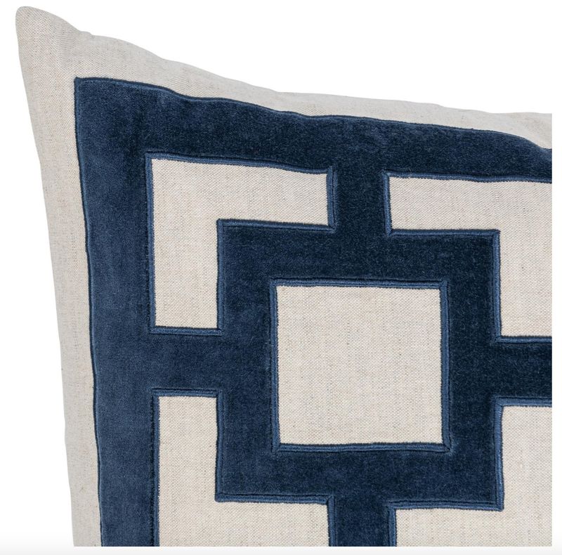 Corbin Navy Blue 22x22
