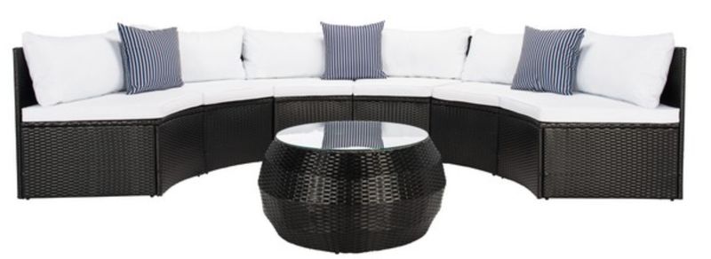 Black &amp; White Outdoor Living Set
